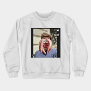 we cannot guarantee the complete accuracy or reliability of the AI-generated pros and cons (the look of cruelty free meat coming back with teeth) Crewneck Sweatshirt